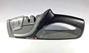 Wusthof 2 Stage Dual Asian and Standard Hand-Held Knife Sharpener Course/Fine - Picture 1 of 6