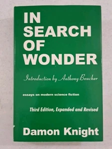 Fine Condition-1996 HCDJ-3rd Edition Revised-In Search Of Wonder-Damon Knight - Picture 1 of 12