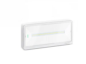 Schneider Lampada Emergenza da Parete LED SE SA 250lm AUT. Max 3H SLIM IP65 NEW - Foto 1 di 5