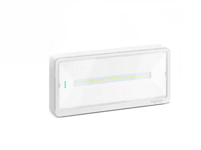Schneider Lampada Emergenza da Parete LED SE SA 250lm AUT. Max 3H SLIM IP65 NEW - Immagine 1 di 4