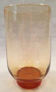 Vintage Whitefriars Golden Amber Glass Vase Pattern 9088 Barnaby Powell 1950s - Picture 1 of 12