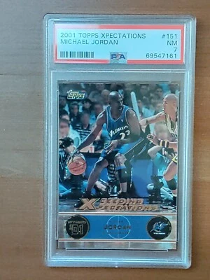 2001-02 Topps Xpectations Michael Jordan #151 PSA 8 HOF - Image 1 of 2