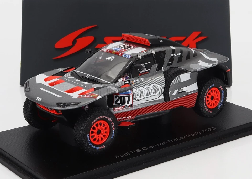 1/43 SPARK-MODEL - AUDI - Q E-TRON RS TEAM AUDI SPORT N 207 RALLY DAKAR S4558 - Immagine 1 di 1