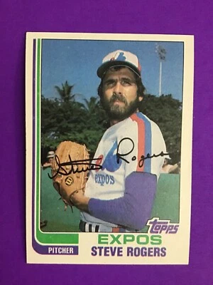 Juego de béisbol Topps 1982 tarjeta de descanso # 605 Steve Rogers casi nuevo/como nuevo Foto 1 de 2