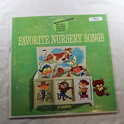 Various Artists Favorite Nursery Songs First Golden Record Library  Record Album - Image 1 of 4