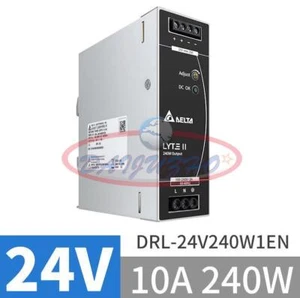 1PC DELTA DRL-24V240W1EN 24V 10A 240W Switching Power Supply Guide rail type - Picture 1 of 5