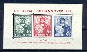 GERMANY ALL. BEZ ZONE 1949 # BLOCK 1 --** MNH - LUXE  - Picture 1 of 1
