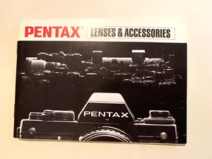 PENTAX Camera Lenses & Accessories Instruction Manual Guide Book - Picture 1 of 3