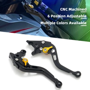 CNC kurze Brems Kupplungshebel für GSR 600 06-11 GSR 750 11-16 GSXR 600 1997-2003 - Bild 1 von 8