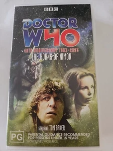DOCTOR WHO THE HORNS OF NIMON VHS VIDEO - TOM BAKER - Picture 1 of 3