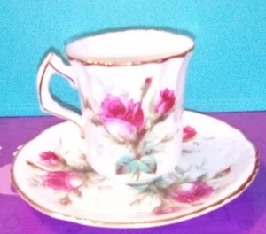 Beautiful Hammersley Grandmother's Rose Tea Cup & Saucer England Bone China Set - Picture 1 of 10