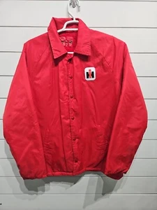 Vtg International Harvestor Lightweight Trucker Farm Work Chore Jacket Fur Lined - Imagen 1 de 9