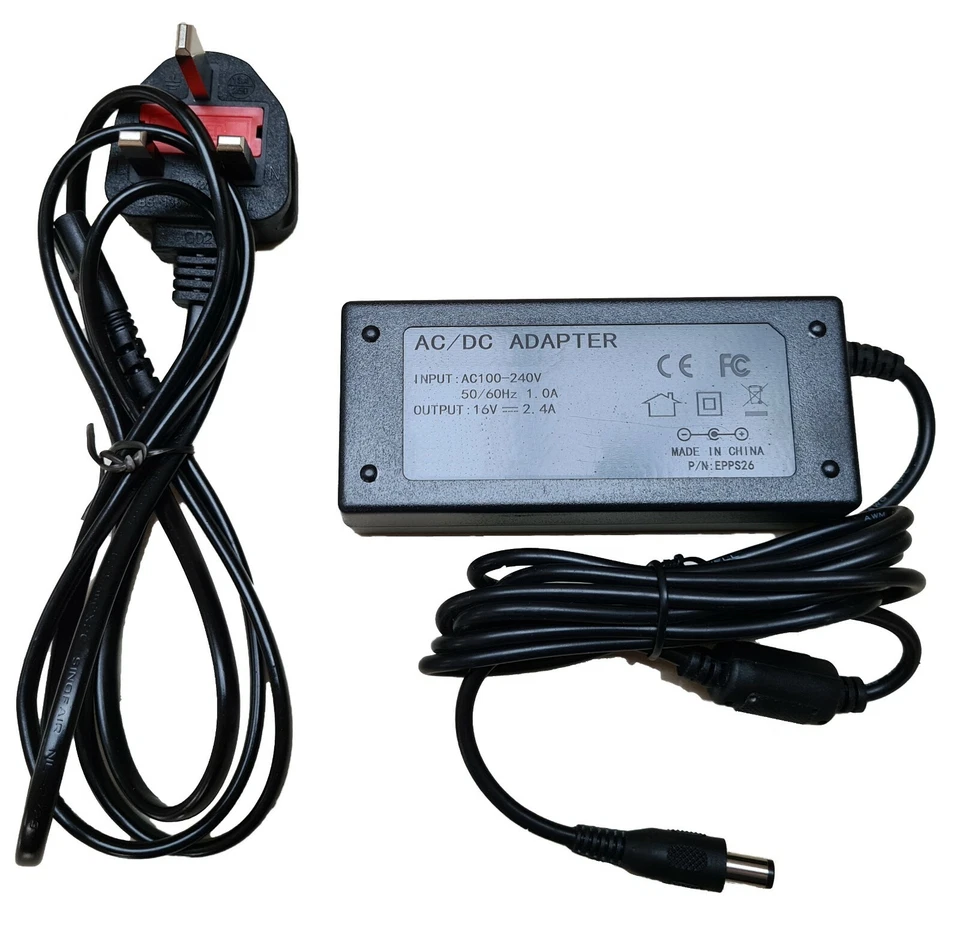 YAMAHA AW1600 PROFESSIONAL AUDIO WORKSTATION 16V 2.4A 45W POWER SUPPLY ADAPTER - Image 1 of 3