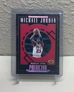 Michael Jordan 1995-96 Upper Deck Predictor Exchange Player Of The Week Card #H4 - Picture 1 of 2