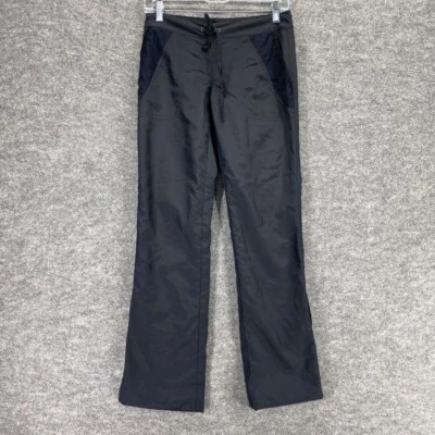 Elie Tahari 运动裤女式 0 黑色抽绳网眼拉链腿低腰运动服 — 第 1/4 张图片