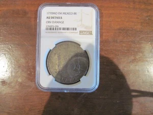 1770 Mexico 8Reale NGC Graded AU Details - Picture 1 of 2