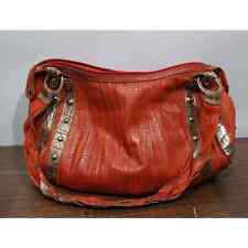 Marco Buggiani Red Rustic Color Braided Handels Bag/Purse