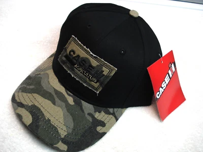 CASE AGRICULTURA IH GORRA SOMBRERO 6-Paneles. CAMUFLAJE/NEGRO. COSECHADORA INTERNACIONAL OSFA Foto 1 de 4