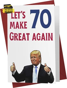 Funny 70Th Birthday Card for Men Women - Large 5.5X8.5 Inch 70 Years Old Birthda - Picture 1 of 6