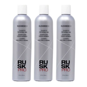 Champú 3PK Rusk Pro Cleanse01 para cabello normal - 12 oz, cada uno ¡¡NUEVO!!! - Imagen 1 de 1