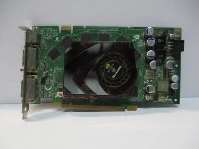Nvidia Quadro FX3500 WH242 256MB GDDR3 2x DVI S-Video Card FREE SHIPPING! - Image 1 of 4
