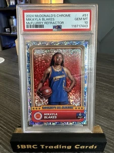 2024 Topps Chrome Mcdonald's All American Mikayla Blakes Mcflurry PSA 10 - Imagen 1 de 2