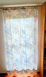 Vorhang Store Schal Gardine bunt mehrfarbig 1 Tür+2 Fenster fertig genäht - Bild 1 von 24