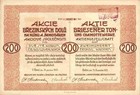 Briesener Ton Chamottewerke 1921 Brünn Brno Briesen Břežánky Groß Opawitz 200 Kr