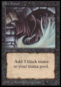 MTG English Dark Ritual NM Normal Beta - Picture 1 of 1