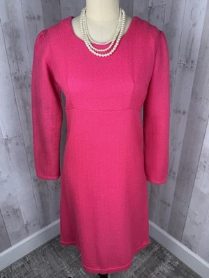 Vestido Secretaria de Lana Rosa Caliente Años 60 De Colección Mod Hombres Locos Cóctel Talla S/4 Foto 1 de 4