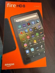 New Amazon Kindle Fire HD 8 K72LL4 8'' 32GB Wi-Fi Tablet - Black - Picture 1 of 1