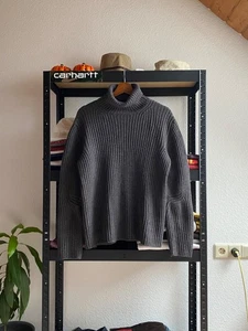 Vintage 2000er Prada Rollkragen schwerer Strick Wollpullover Gr. 54 - Bild 1 von 11