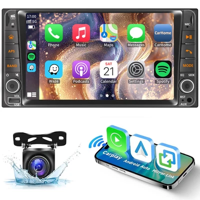 7" Car Stereo Radio Player Apple CarPlay GPS Navi For Nissan Sentra Versa Rogue - Image 1 of 4