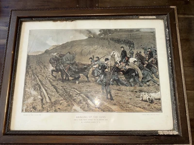 Gilbert Gaul, Bringing Up The Guns original print - Image 1 of 4