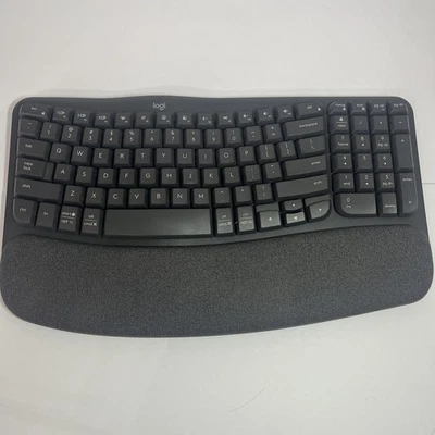 Logitech Wave Keys MK670 - Keyboard ONLY No USB Dongle Bluetooth Works  - Image 1 of 4