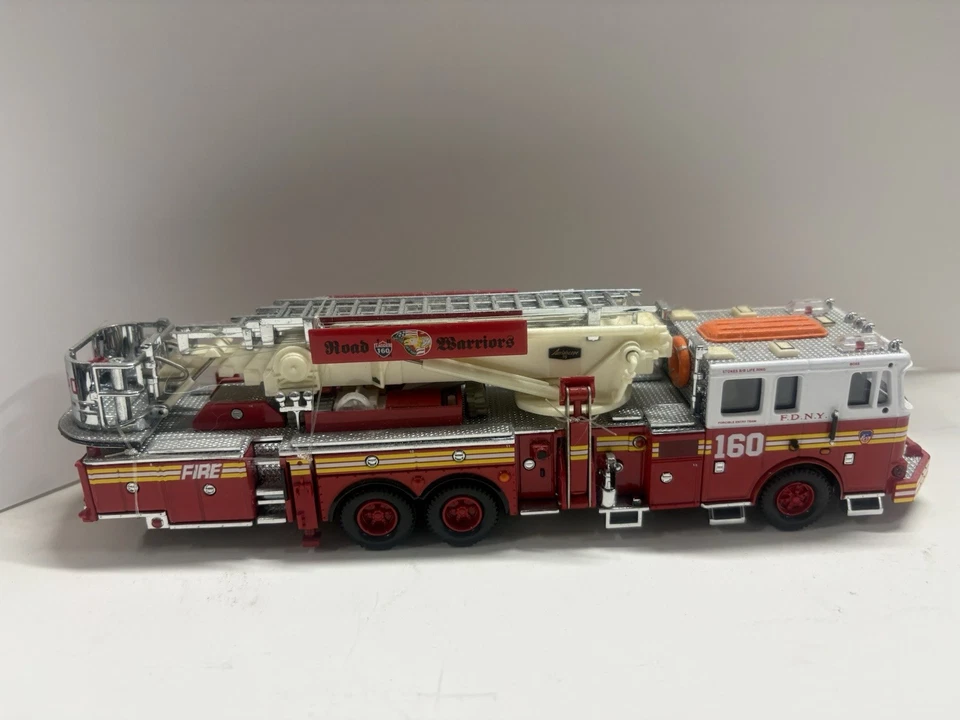 Code 3 FDNY Aerialscope Tower Ladder - 160 Toy Fire Truck Replica - Image 1 of 4