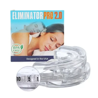 ELIMINATOR PRO Adjustable Mouthpiece Anti-Snoring Mouth Guard Stop Snoring - Image 1 of 4