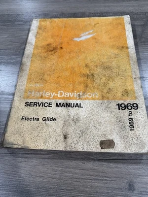 Harley Davidson Electra Glide 1959-1969 manual de servicio OEM Foto 1 de 3