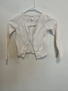 Cat & Jack Girl's Size XS (4-5) Button Front Cardigan Sweater Cream - Picture 1 of 2