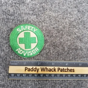 Vintage Safety Advisor Green Cross Medic Patch AC2 - Picture 1 of 2