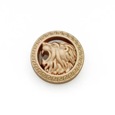 5pcs Lion Head Metal Buttons for Clothing & Crafts Sewing 18-25mm - Image 1 of 4