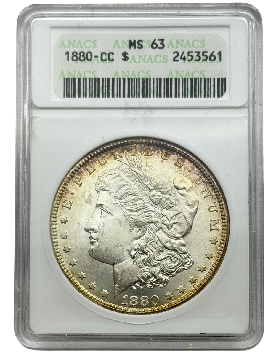 MS 63 Graded Morgan Dollars 1878-1921 for sale | eBay