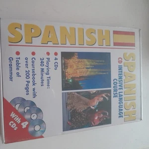 Spanish Intensive Language Course 4 CD's And Coursebook Naumann And Gobel - Imagen 1 de 2