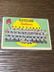 1959 Topps - Séptima Serie Lista de verificación Cleveland Guardians #476 - Marcado - En muy buena condición - Imagen 1 de 2