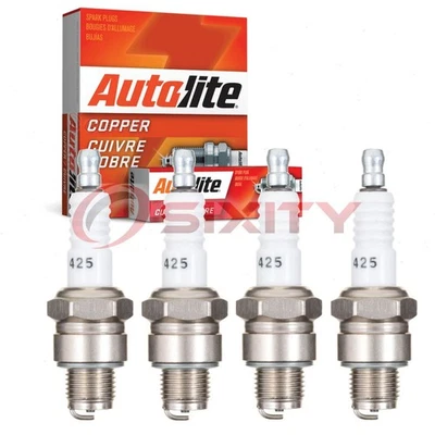 4 свечи зажигания с медным сердечником Autolite для Skoda S445 1958-1959 годов выпуска - Изображение 1 из 4