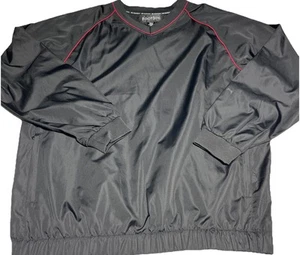 FootJoy Pullover Uomo L Nero Golf Giacca a Vento Maniche Lunghe Tasche - Foto 1 di 10