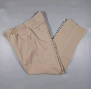 Tommy Hilfiger Pants Mens 36x32 Khaki Corduroy Wide Leg Authentic Issue - Picture 1 of 4