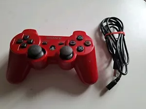 OFFICIAL SONY PS3 DUALSHOCK 3 RED WIRELESS CONTROL PAD *SPARES OR REPAIRS* - Picture 1 of 4