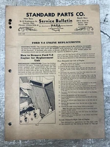 Original '38 Ford & De Soto, '37 Dodge & '36 Chevy Service Bulletin, June 1938 - Imagen 1 de 4