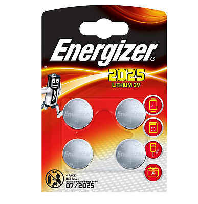 Genuine Energizer 4x Cr2025 3v Coin Cell Battery Longest Expiry Dl 2025  • 2.55£